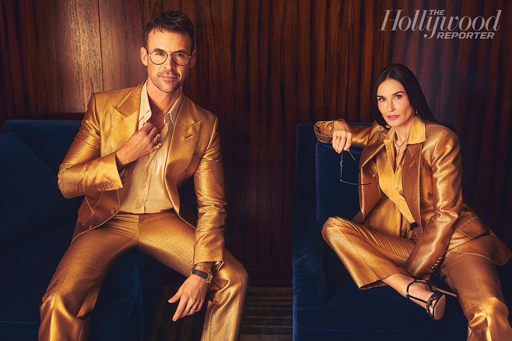 Demi Moore and her stylist Brad Goreski were photographed in Los Angeles for THR's Power Stylists issue out March 27.
