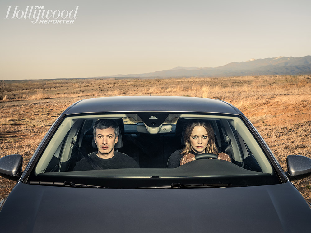 Nathan Fielder and Emma Stone were photographed for the April 24 issue.