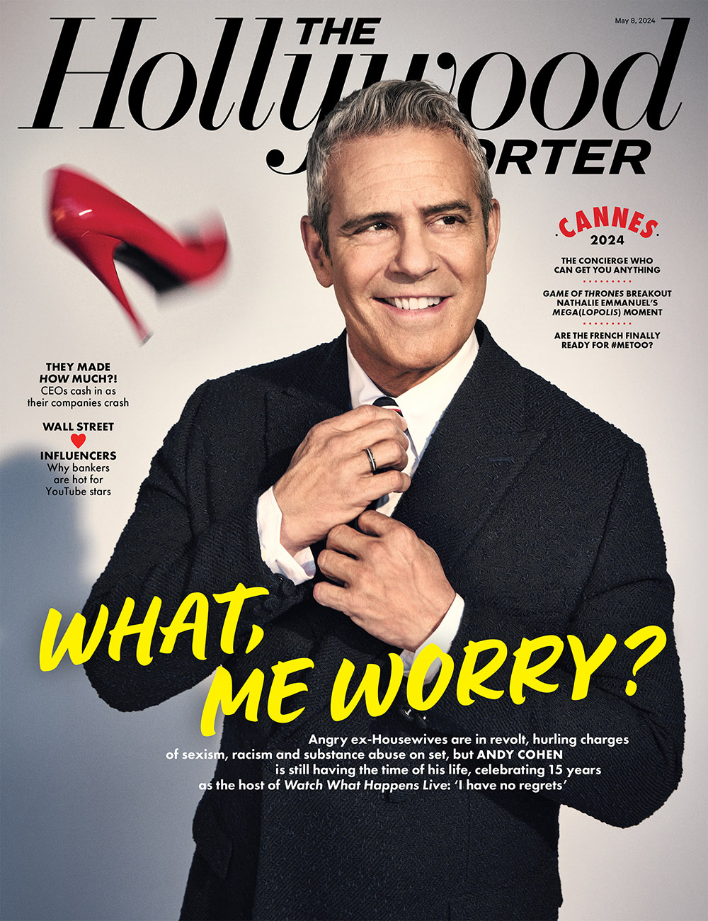Andy Cohen was photographed in NYC for the May 8 issue.