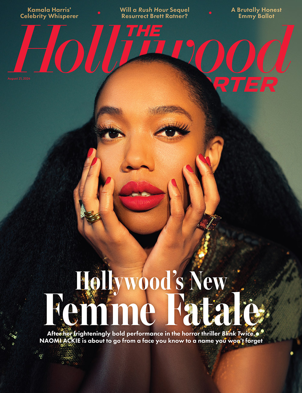 Naomie Ackie was photographed in Los Angeles for the August 21 issue.