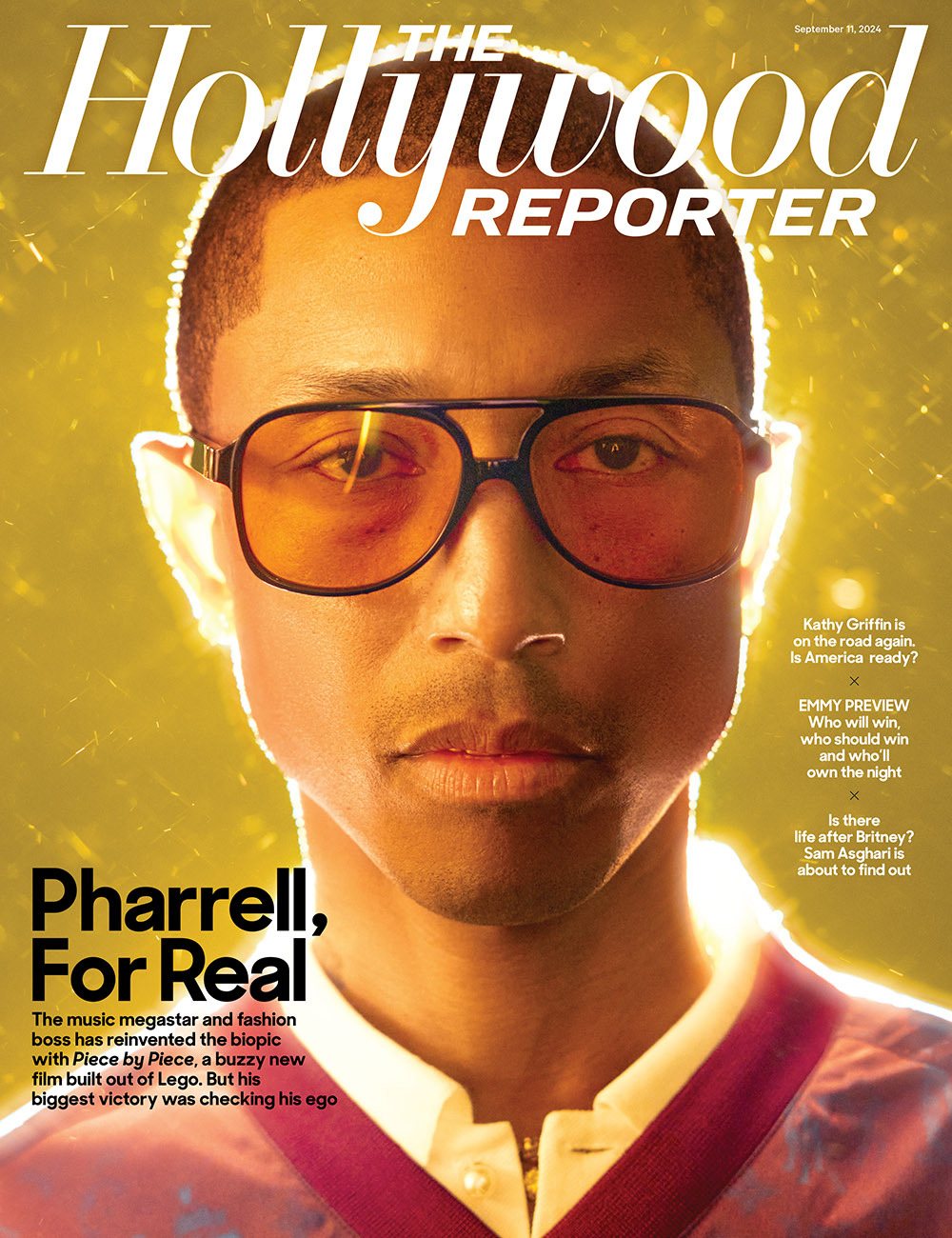 Pharrell Williams was photographed in Miami for the September 11 issue.