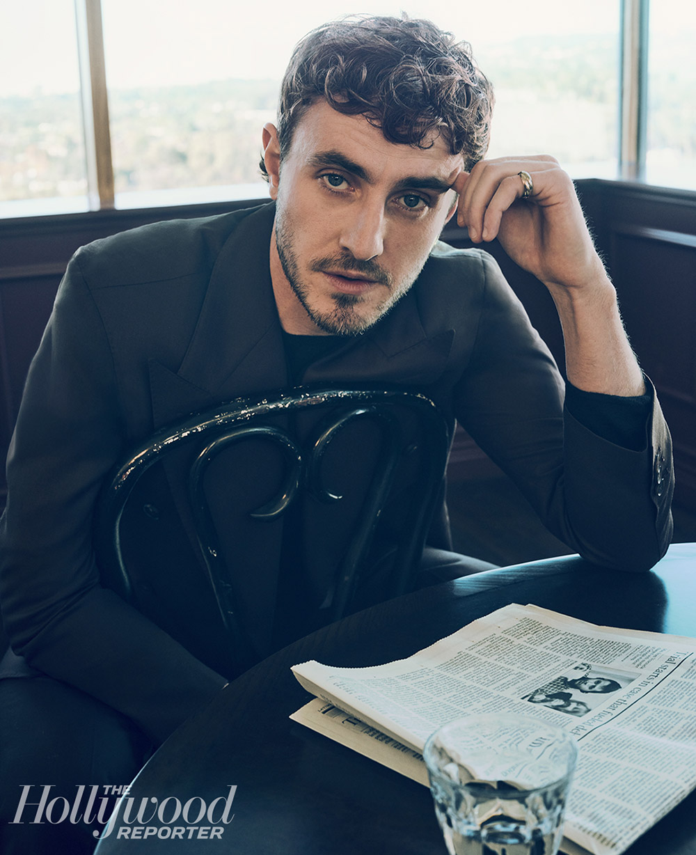 Paul Mescal was photographed at the Actor's Roundtable for the December 13 issue.