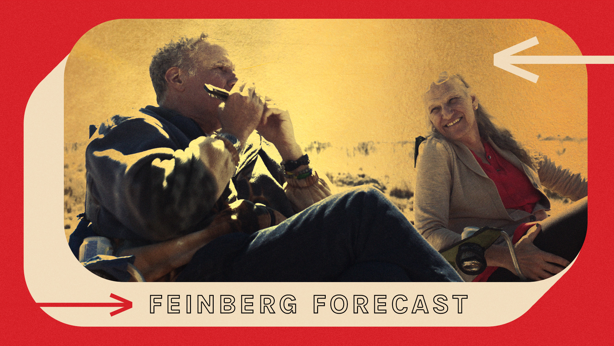 'Will & Harper' still with "Feinberg Forecast" written below