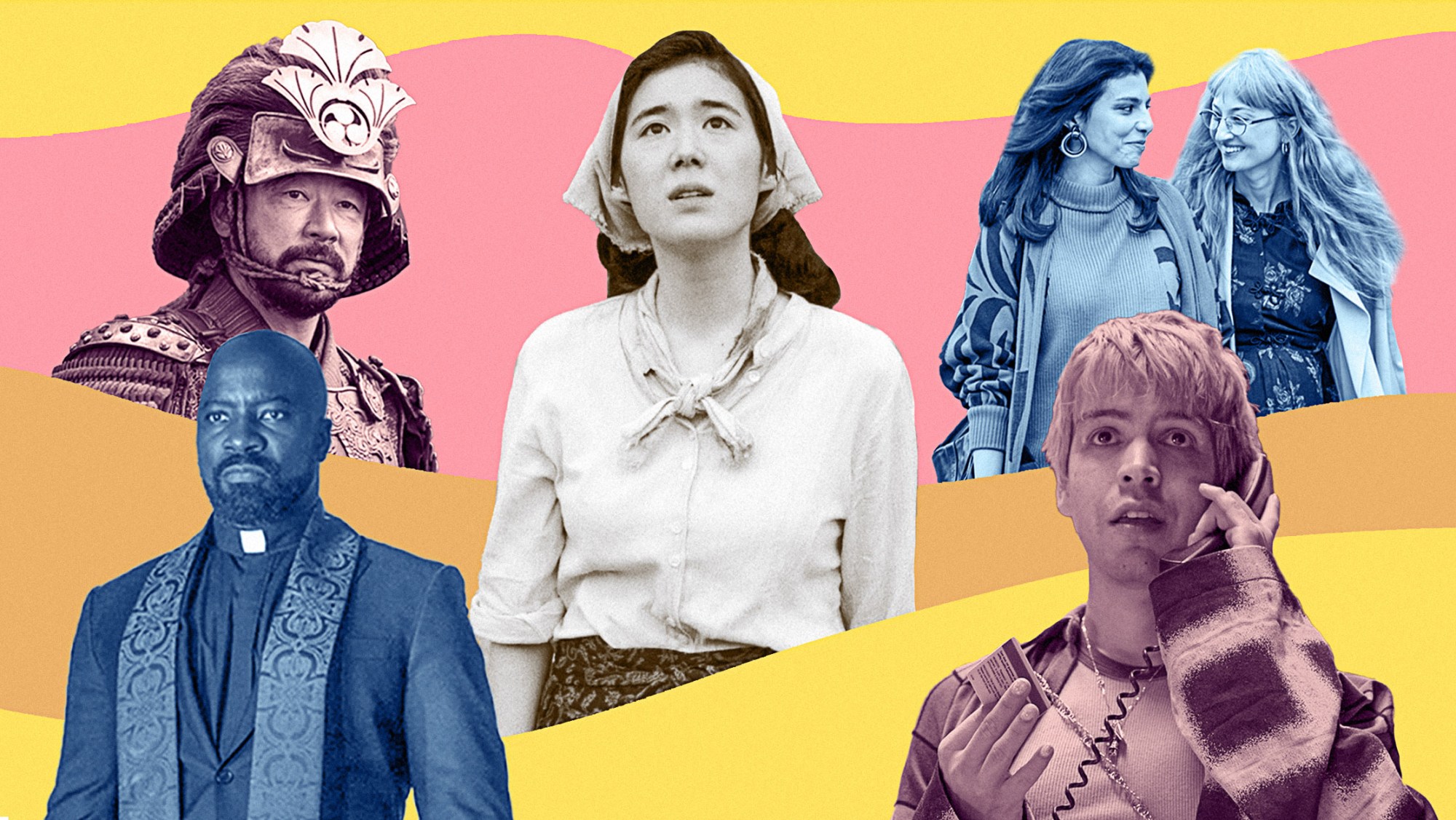 From left: Shogun, Evil, Pachinko, My Brilliant Friend and Fantasmas