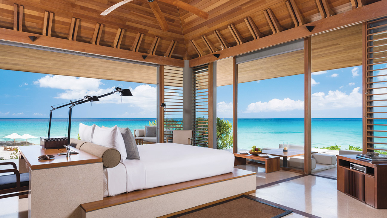 A villa at the Amanyara in Turks and Caicos, where Beyoncé has reportedly stayed.