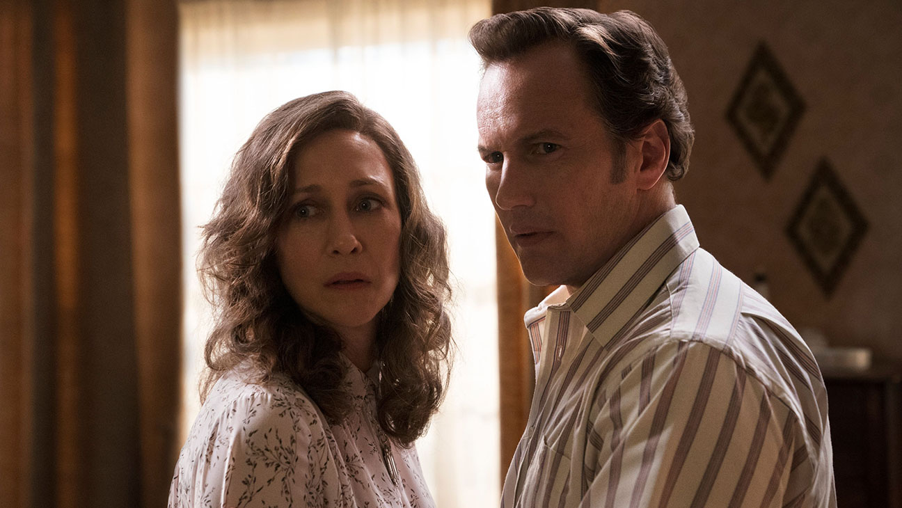 Vera Farmiga and Patrick Wilson in THE CONJURING: THE DEVIL MADE ME DO IT, 2021.